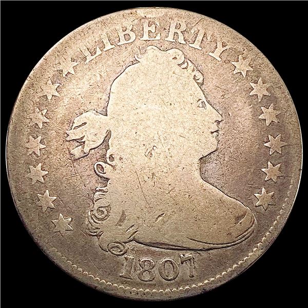 1807 Draped Bust Quarter NICELY CIRCULATED