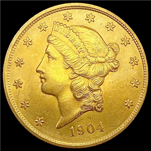 1904 $20 Gold Double Eagle CHOICE BU