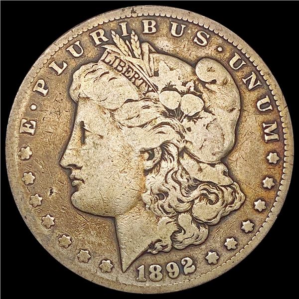 1892-CC Morgan Silver Dollar NICELY CIRCULATED