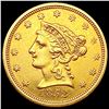 Image 1 : 1852 $2.50 Gold Quarter Eagle LIGHTLY CIRCULATED