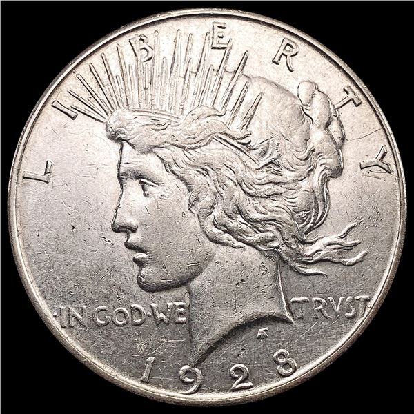 1928-S Silver Peace Dollar CLOSELY UNCIRCULATED