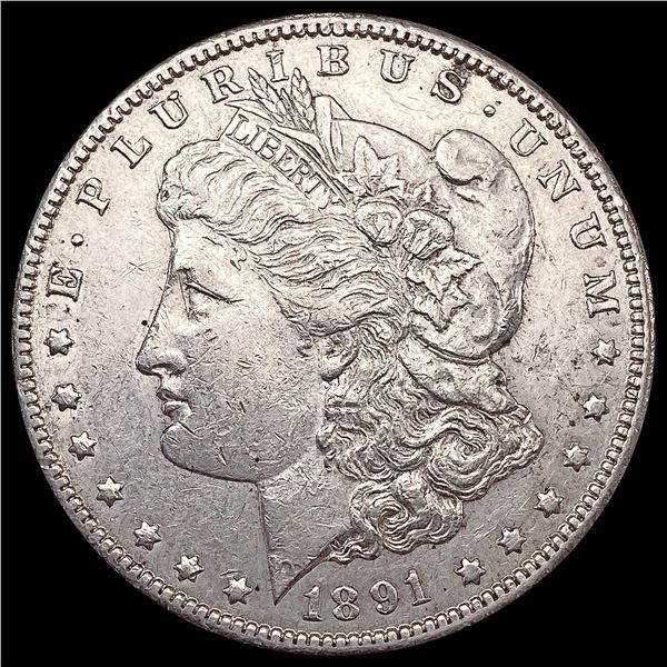 1891-CC Morgan Silver Dollar CLOSELY UNCIRCULATED