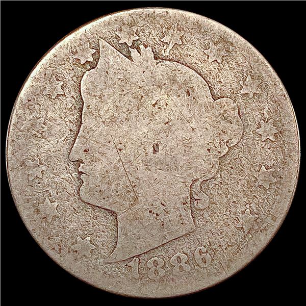 1886 Liberty Victory Nickel NICELY CIRCULATED