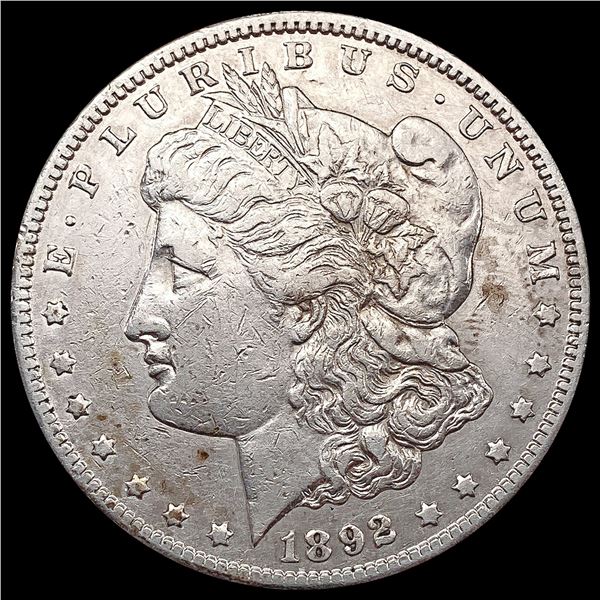 1892-CC Morgan Silver Dollar CLOSELY UNCIRCULATED