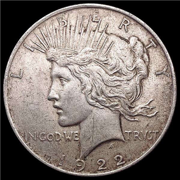 1922 Silver Peace Dollar CLOSELY UNCIRCULATED