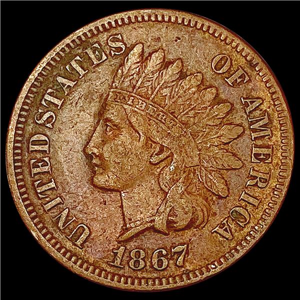 1867 Indian Head Cent CLOSELY UNCIRCULATED
