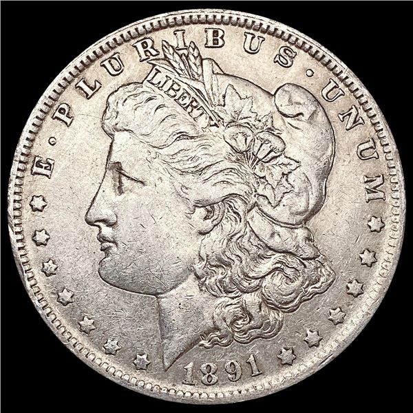 1891-O Morgan Silver Dollar CLOSELY UNCIRCULATED