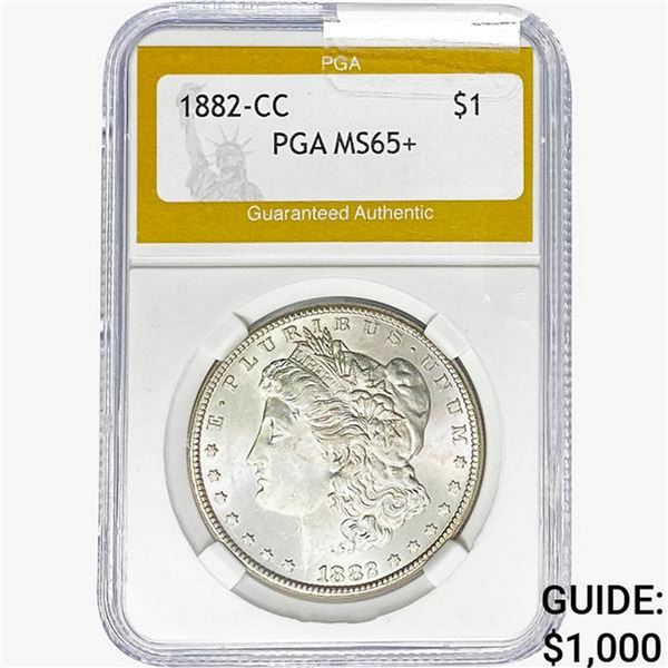 1882-CC Morgan Silver Dollar PGA MS64+
