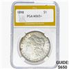 Image 1 : 1898 Morgan Silver Dollar PGA MS65+