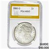 Image 1 : 1880-O Morgan Silver Dollar PGA MS65