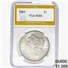Image 1 : 1885 Morgan Silver Dollar PGA MS66