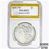 Image 1 : 1878 REV 79 Morgan Silver Dollar PGA MS63