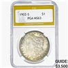 Image 1 : 1902-S Morgan Silver Dollar PGA MS63