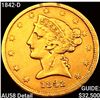 Image 1 : 1842-D $5 Gold Half Eagle CHOICE AU