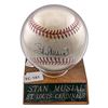 Image 1 : Stan Musial Signed Baseball Cardinals w/ Cerificate