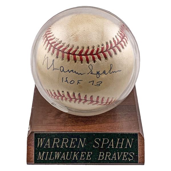 Tom Glavine Signed Baseball Braves