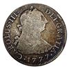 Image 1 : 1777LIMA MJ Peru Silver 2 Reales Carlos III VF