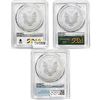 Image 2 : 2012-W - 2020-W [3] $1 ASE 1 OZ PCGS SP69-70
