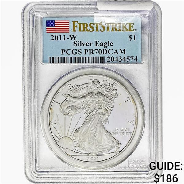 2011-W $1 ASE 1 OZ PCGS PR70 DCAM