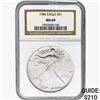 Image 1 : 1986 $1 ASE 1 OZ NGC MS69