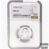 Image 1 : 1938-S Washington Silver Quarter NGC MS63