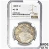 Image 1 : 1880-S Morgan Silver Dollar NGC MS63