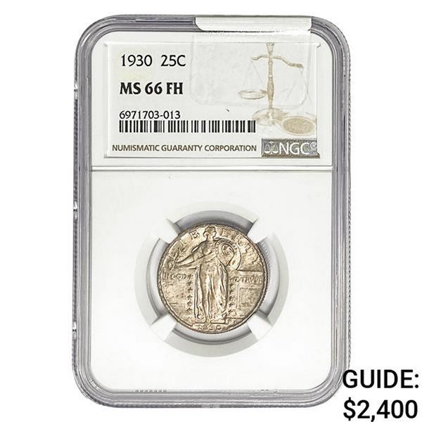 1930 Standing Liberty Quarter NGC MS66 FH