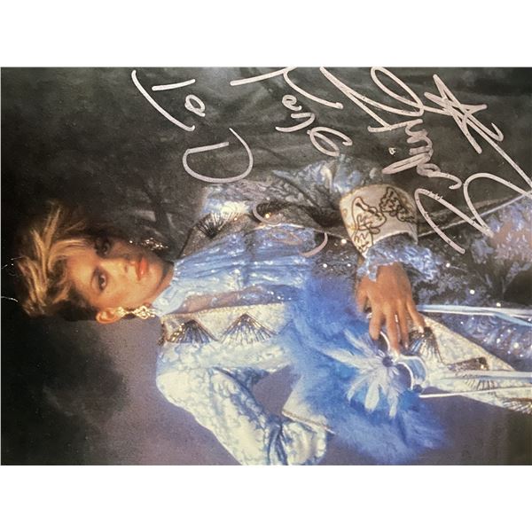 Sheila E. signed magazine page