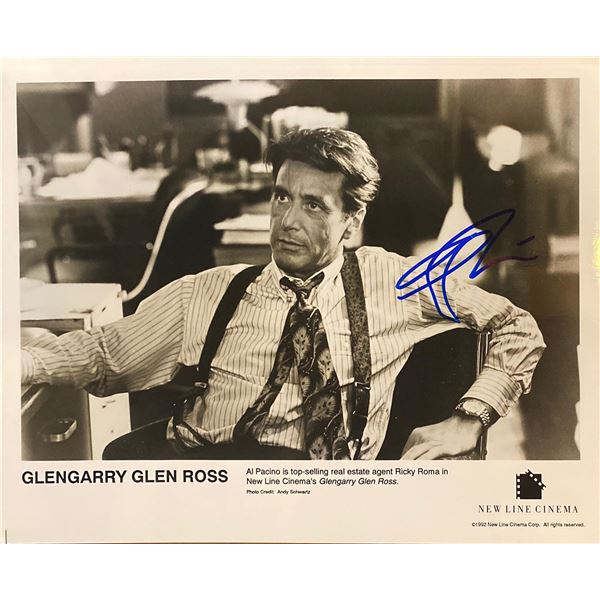Glengarry Glen Ross Al Pacino signed movie photo. GFA Authenticated