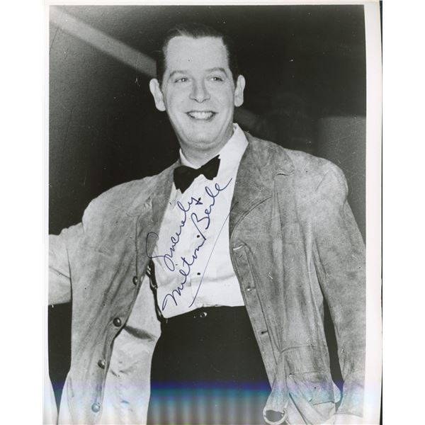 Milton Berle signed photo