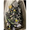 Image 2 : 2 boxes car parts - includes side fender trim/tonneau cargo cover/sun visor/electric parts etc.