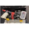 Image 2 : Group of assorted car parts - includes Cable Links Tires Change/2 Rigid Casters/Quick Draw Brake Ble