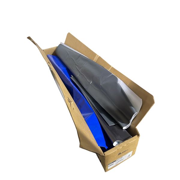 Box of Adhesive blue & silver rolls
