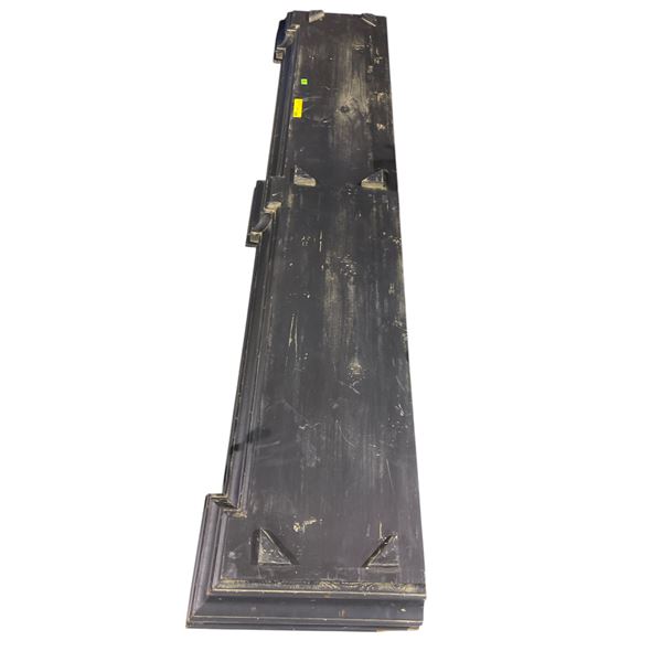 Long Wooden top Fireplace Mantle - approx. 7 feet long x 17" x 6"