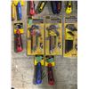 Image 2 : Group of assorted NEW tools - includes SHOPRO color coded ball end hex key set / folding tork hex ke