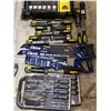 Image 3 : Group of assorted NEW tools - SHOPRO portable folding cart / ROK double edge pull saws / taper file 