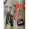 Image 3 : Group of assorted NEW tools - includes snap off knife set / 16oz claw hammer / deadblow hammer / han