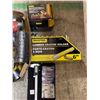 Image 2 : Group of assorted NEW SHOPRO tools - includes PVC electrical tape / carpenter pencil sharpener / 6" 