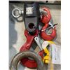Image 2 : Group of assorted hooks - includes Scotty SWL 17T shackle / Kinshofer rotator hook etc