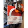 Image 2 : Box full of Mechanic Truck parts - includes National Oil Seal NA 370371A/Federal Mogul Oil Seal NA41