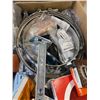 Image 3 : Box full of Mechanic Truck parts - includes National Oil Seal NA 370371A/Federal Mogul Oil Seal NA41