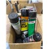Image 2 : 2 boxes full of assorted tools - includes a box full of Clear-Spray Sealer for Electric Components/N