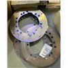 Image 3 : S-Cam Drum Brake Piggyback Stroke 2-1/2" & 3 Bracket/Hubcap Front Steer Wheel Field Scrap ACX 16750