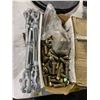 Image 2 : Groupf of 2 Forklift Parts - includes Chains 30-35/Body Turnbuckles Harwares/screws etc.