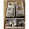 Image 2 : Box full of Forklift Parts - includes Adjusters/Springs/Retainers/Mast Roller 39067/Lever etc.