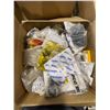 Image 2 : Box full of misc. Forklift Parts - includes Horn Contact/Harness/Micro-Switch/Seal Kits/Filter Kits/