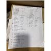 Image 2 : Box full of misc. Forklift Parts - includes Gear Ring/Dust Cover/Filter/Seal Kit/U/J Strap kit etc.