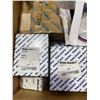 Image 2 : Box full of misc. Forklift Parts - includes Light Alarm/T/S Switch/H/L Bulb/Dist Cap/Wires/Adaptator