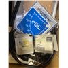 Image 2 : Box of assorted parts - pin kit / starter / tie rod / module / rod hose etc