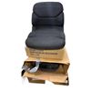 Image 1 : Group of assorted universal forklift tractor seats & cushion sets